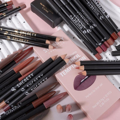 Long Lasting Lip Liner Set, 36Pcs/Set Waterproof Matte Lip Liner, Beauty & Personal Care Lip Makeup Tool for Women, Lighter Lipstick, Lip Liner Stain